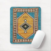 Turquoise Treasure Antiek Persian Oriental Rug Muismat (Met muis)