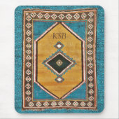 Turquoise Treasure Antiek Persian Oriental Rug Muismat (Voorkant)