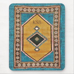 Turquoise Treasure Antiek Persian Oriental Rug Muismat