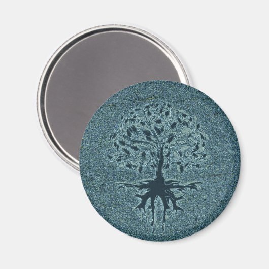 Turquoise Tree of Life Magneet (Voorkant / Achterkant)
