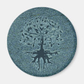 Turquoise Tree of Life Magneet (Voorkant)
