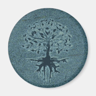 Turquoise Tree of Life Magneet