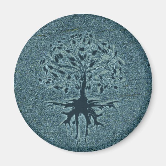 Turquoise Tree of Life Magneet (Voorkant)