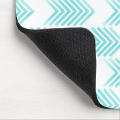 Turquoise Tribal Arrow Pattern Muismat (Hoek)