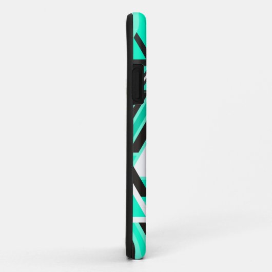 Turquoise Tribal Pattern Case-Mate iPhone Case (Achterkant/rechts)