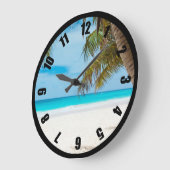 Turquoise Tropical Beach Grote Klok (Hoek)