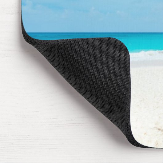 Turquoise Tropical Beach Muismat (Hoek)