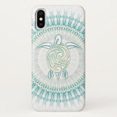 Turquoise Turtle and Mandala Animal Case-Mate iPhone Case (Achterkant)