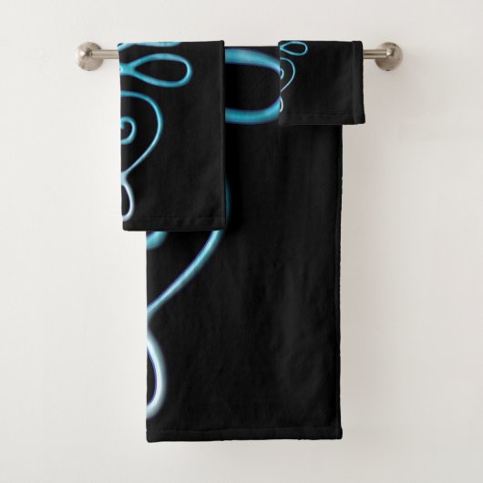 Turquoise Unalome wordt niet vertaald omdat het ee Bad Handdoek (Insitu)
