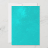 Turquoise Unicorn sparen de Datum aankondiging (Achterkant)