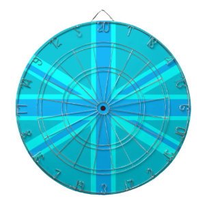 Turquoise Union Jack Flag Decor Dartbord
