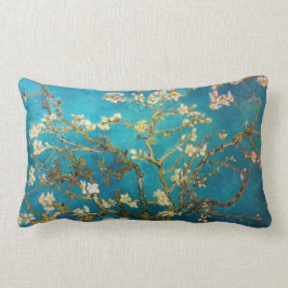Turquoise Van Gogh Blossoming Almond Tree Kussen