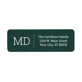 Turquoise velour grunge textuur etiket