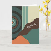 Turquoise Verlovingsring Vaderdag kaart (Gele Bloem)