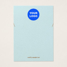 Turquoise Voeg Logo-Ketting-racelet display toe Visitekaartje