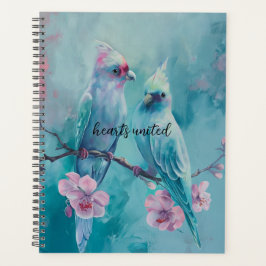 turquoise vogelplanner planner