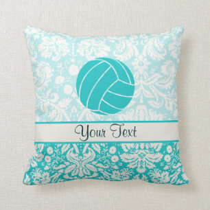 Turquoise Volleybal Kussen