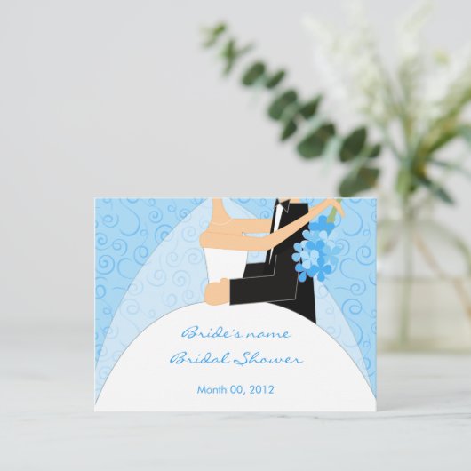 Turquoise Vrijgezellenfeest Advice Kaarten (Staand voorkant)