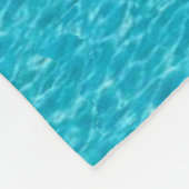 Turquoise Water Afbeelding Fleece Blanket (Hoek)