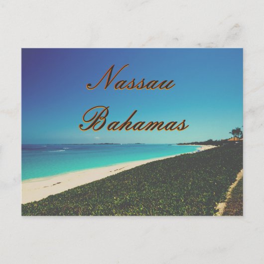 Turquoise Water Beach Briefkaart (Voorkant)