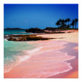 Turquoise Water Beach Poster (Voorkant)