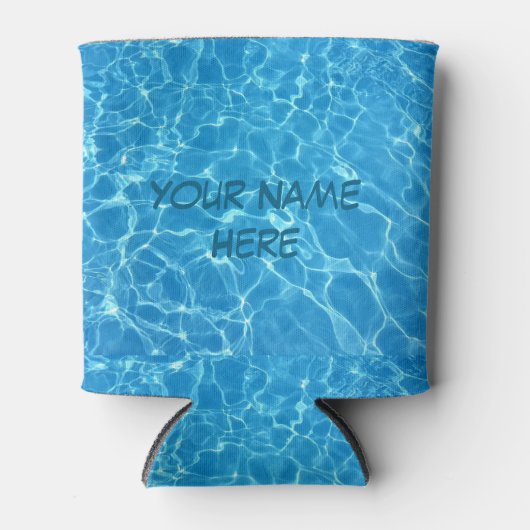 Turquoise Water Blikjeskoeler (Voorkant)