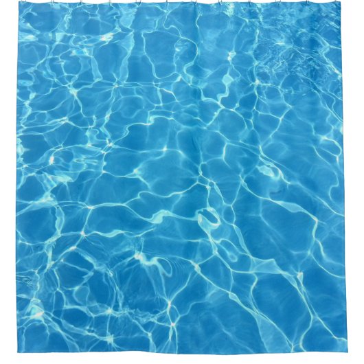 Turquoise Water Douchegordijn (Voorkant)