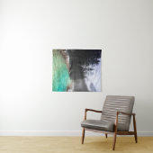 Turquoise water in Mojstrana, Slovenië Wandkleed (In Situ (horizontaal))