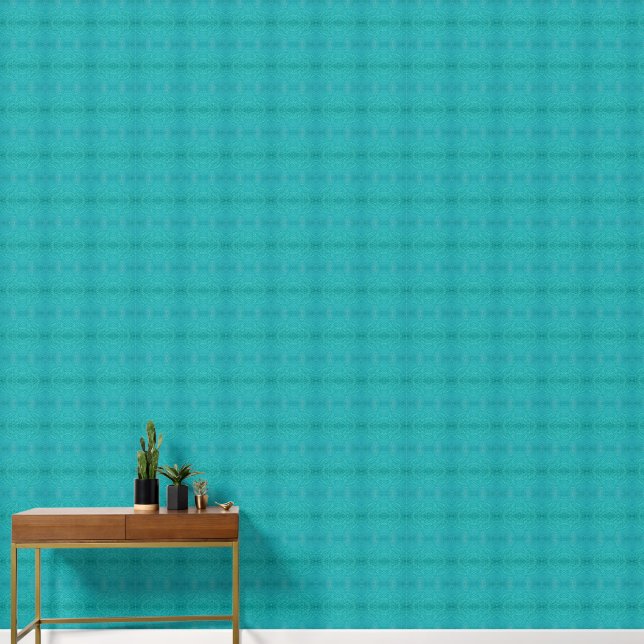 Turquoise water S-formaat patroon Behang (Hal)
