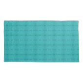 Turquoise water S-formaat patroon Kussensloop (Achterkant)