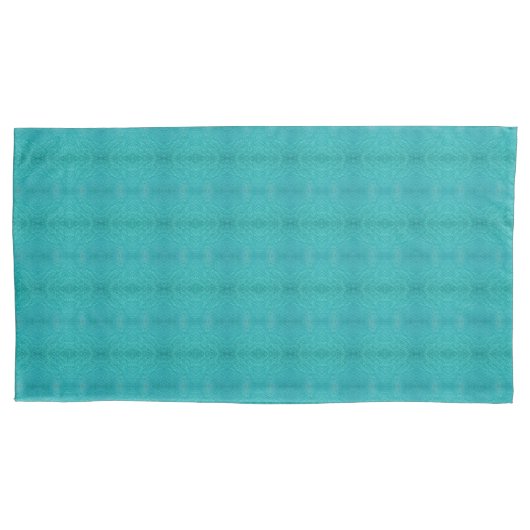 Turquoise water S-formaat patroon Kussensloop (Voorkant)