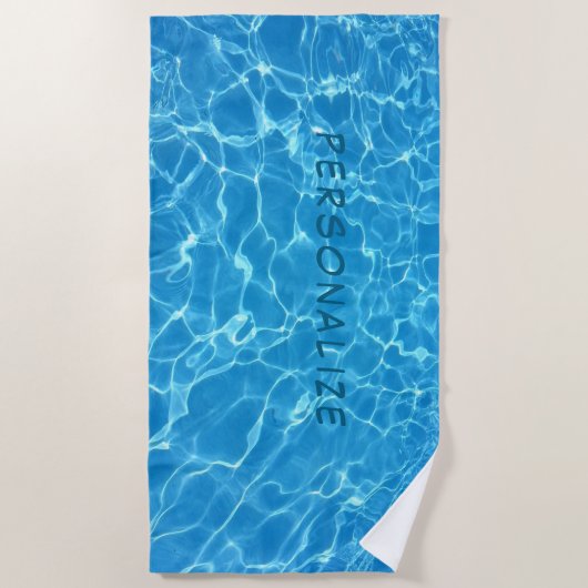 Turquoise Water Strandlaken (Voorkant)