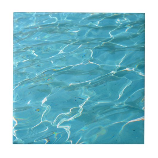 Turquoise Water Tegeltje (Voorkant)