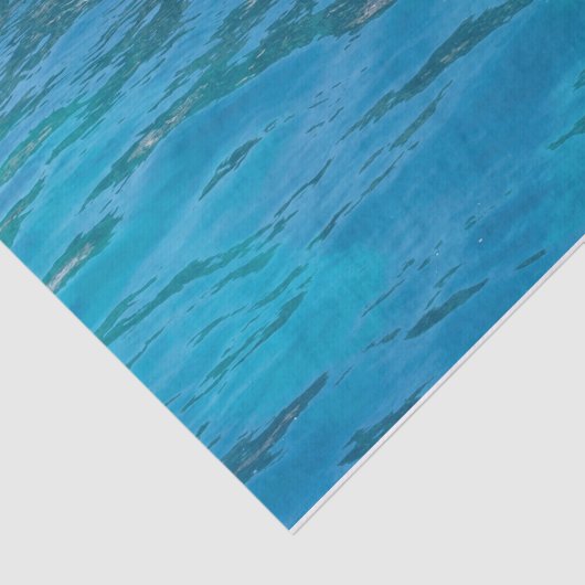 Turquoise Water Tissue Paper Tissuepapier (Detail)