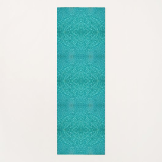 Turquoise waters pattern yogamat (Voorkant)