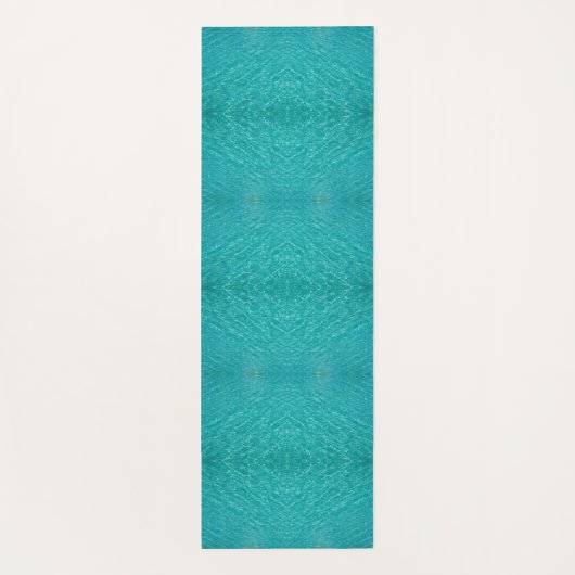 Turquoise waters pattern yogamat (Achterkant)