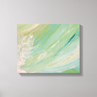 Turquoise waterval canvas Print