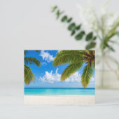 Turquoise Watervallandschap Briefkaart (Staand voorkant)