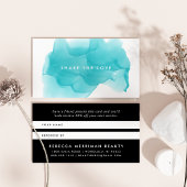 Turquoise Waterverf Blot | Verwijzing