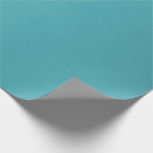 Turquoise Waterverf Cadeaupapier (Hoek)