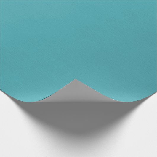 Turquoise Waterverf Cadeaupapier (Hoek)