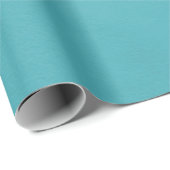 Turquoise Waterverf Cadeaupapier (Rol Hoek)