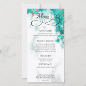 Turquoise Waterverf Geode (Voorkant)