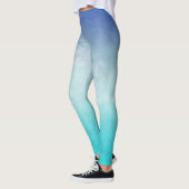 Turquoise Waterverf Leggings (Links)