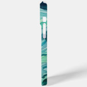 Turquoise Waterverf Oceaan Golven Case-Mate iPhone Case (Achterkant / Links)