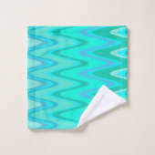Turquoise Waves Bad Handdoek (Wasdoekje)