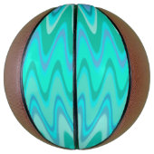 Turquoise Waves Basketbal (Verticaal)
