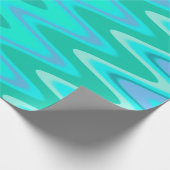 Turquoise Waves Cadeaupapier (Hoek)