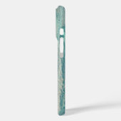 Turquoise Waves Case-Mate iPhone Case (Achterkant / Links)