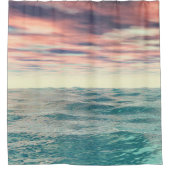 Turquoise Waves Douchegordijn (Voorkant)